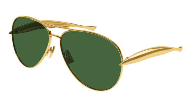 Bottega Veneta Tear Drop Aviator Sunglasses