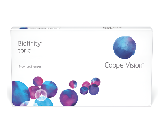 Biofinity Monthly Toric ($49.50/Box After Rebate for Annual Supply)