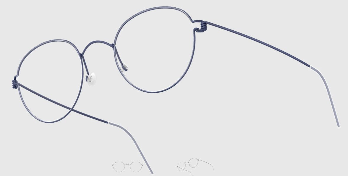 Lindberg Air Titanium Rim Round Eyeglasses