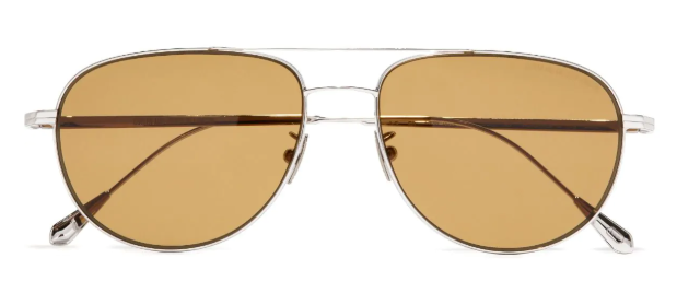 Cutler and Gross Tear Drop Aviator Sunglasses