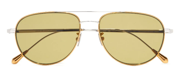 Cutler and Gross Tear Drop Aviator Sunglasses