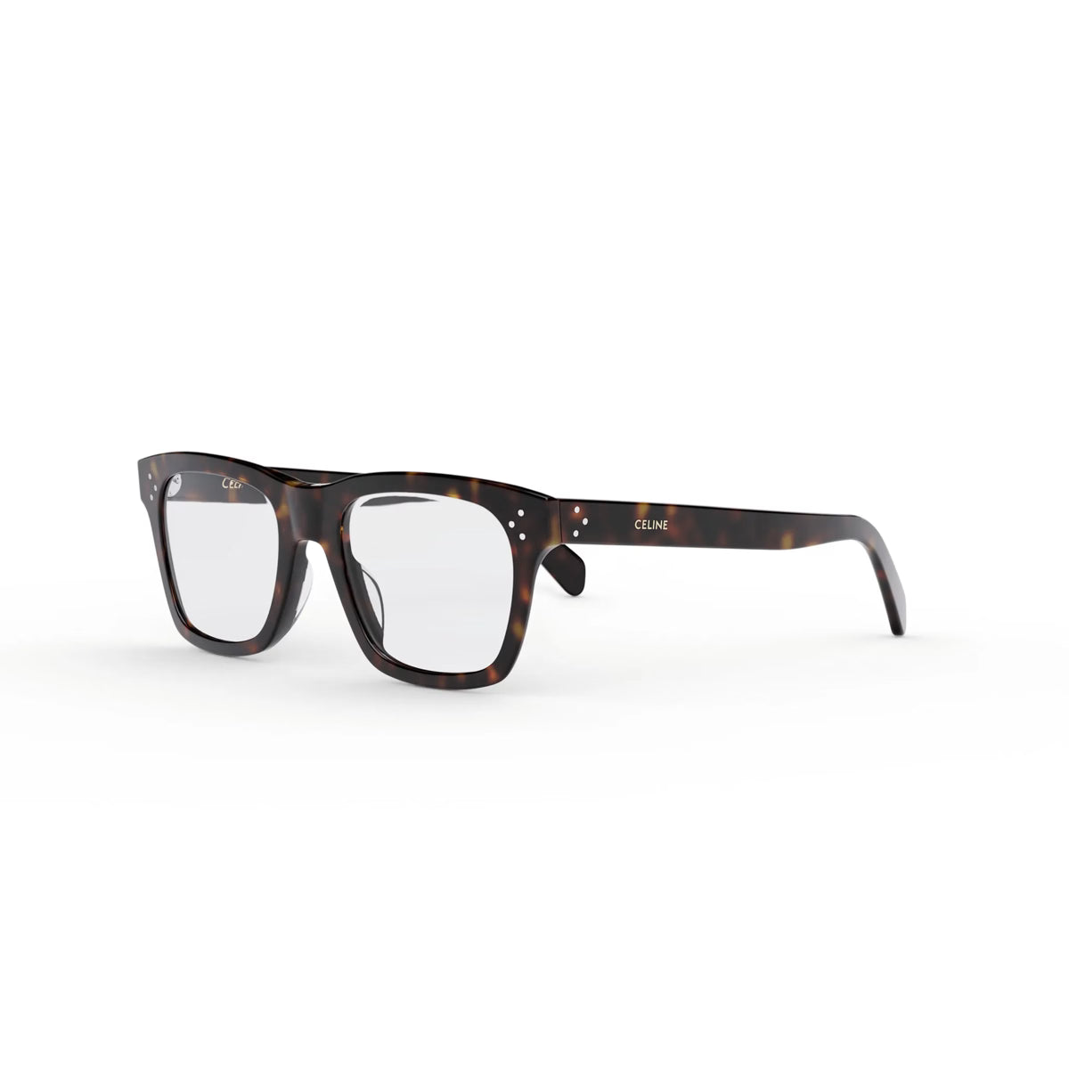CELINE 3DOTS Acetate Square Eyeglasses
