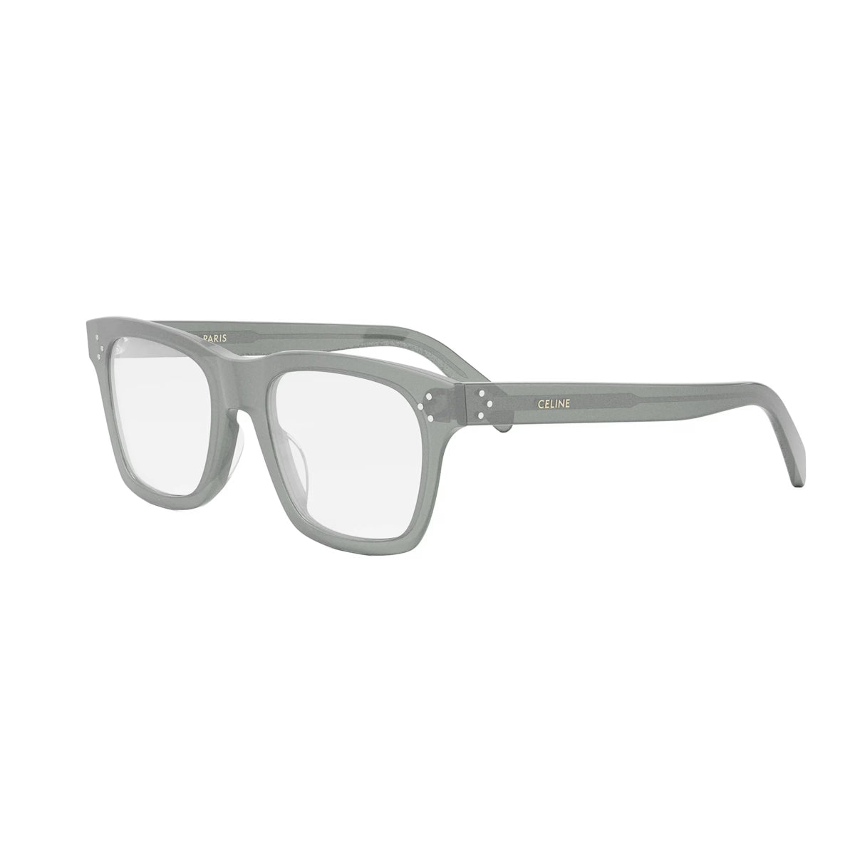CELINE 3DOTS Acetate Square Eyeglasses