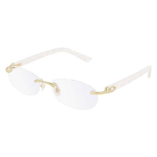 C Allongé de Cartier Motif Oval Acetate Eyeglasses