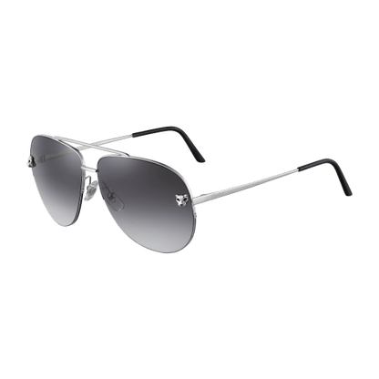 Panthère de Cartier Aviator Metal Sunglasses