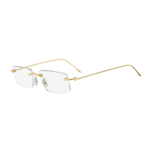 Precious de Cartier Rimless Solid Gold Eyeglasses