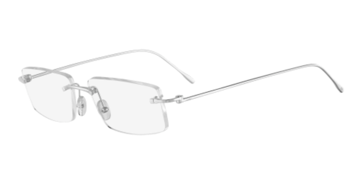 Precious de Cartier Rimless Solid Gold Eyeglasses