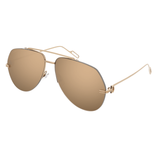 Precious de Cartier Aviator Solid Gold Sunglasses