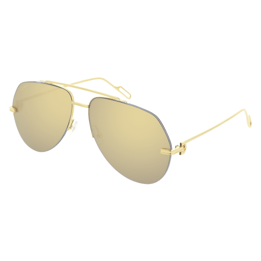 Precious de Cartier Aviator Solid Gold Sunglasses