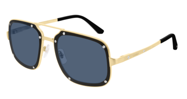 Santos de Cartier Aviator Titanium Sunglasses