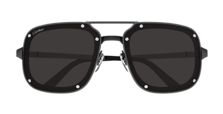 Santos de Cartier Aviator Titanium Sunglasses