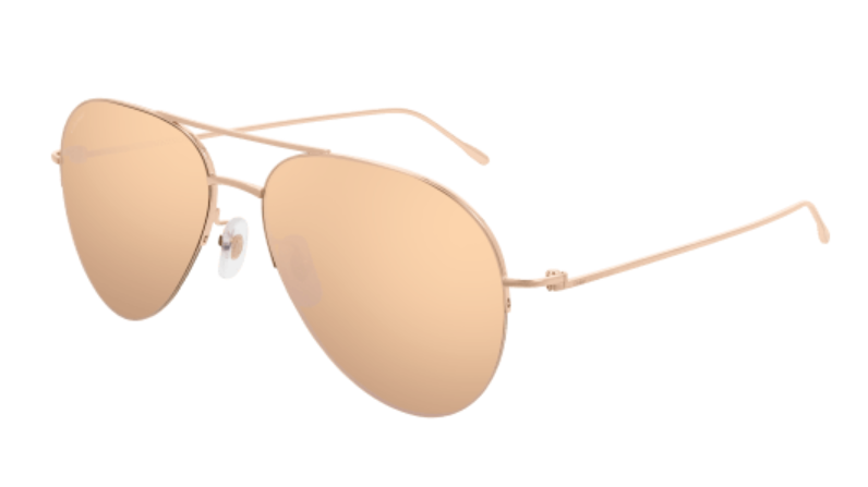 Precious de Cartier Aviator Solid Gold Sunglasses