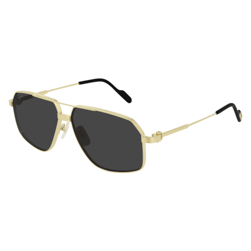 Première de Cartier Aviator Metal Sunglasses