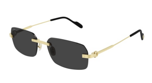 Première de Cartier Rimless Metal Sunglasses
