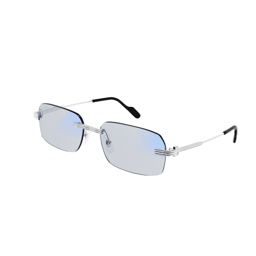 Première de Cartier Rimless Metal Sunglasses
