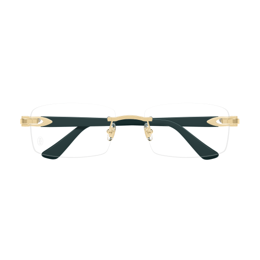 C Allongé de Cartier Motif Rimless Acetate Eyeglasses