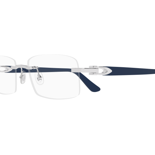 C Allongé de Cartier Motif Rimless Acetate Eyeglasses