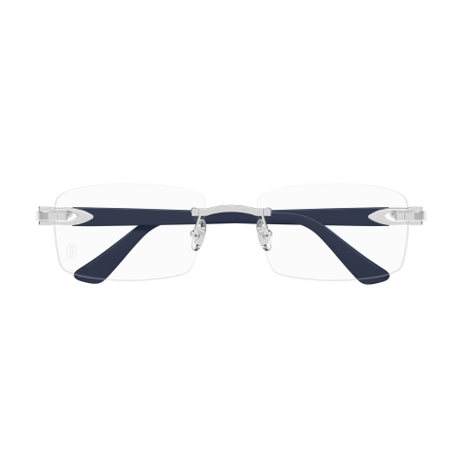 C Allongé de Cartier Motif Rimless Acetate Eyeglasses