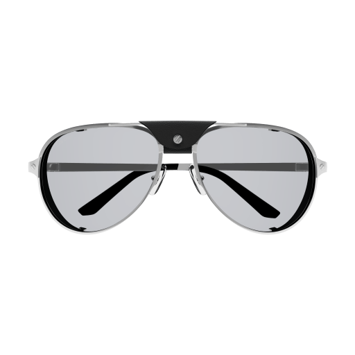Santos de Cartier Aviator Metal Polarized Sunglasses