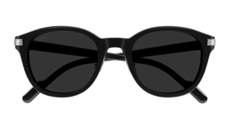 Première de Cartier Round Acetate Sunglasses
