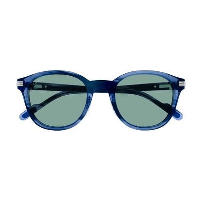Première de Cartier Round Acetate Sunglasses