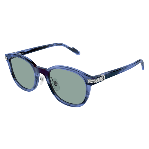 Première de Cartier Round Acetate Sunglasses