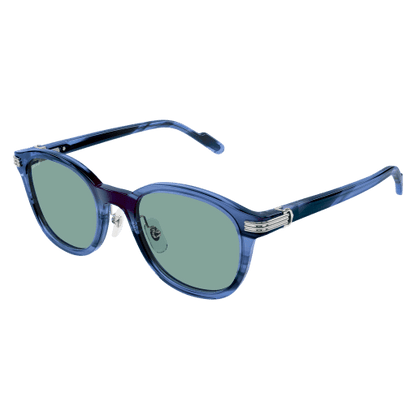 Première de Cartier Round Acetate Sunglasses