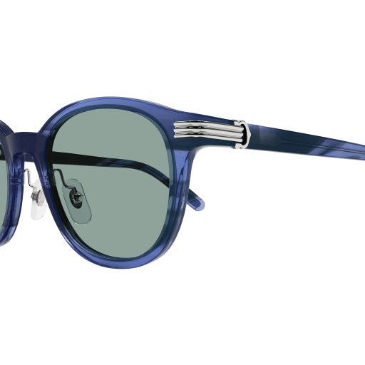 Première de Cartier Round Acetate Sunglasses