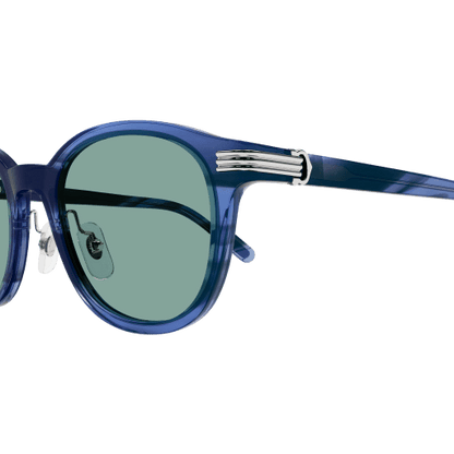 Première de Cartier Round Acetate Sunglasses