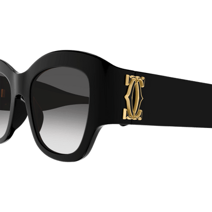 C de Cartier Cat Eye Acetate Sunglasses