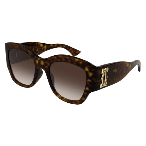 C de Cartier Cat Eye Acetate Sunglasses