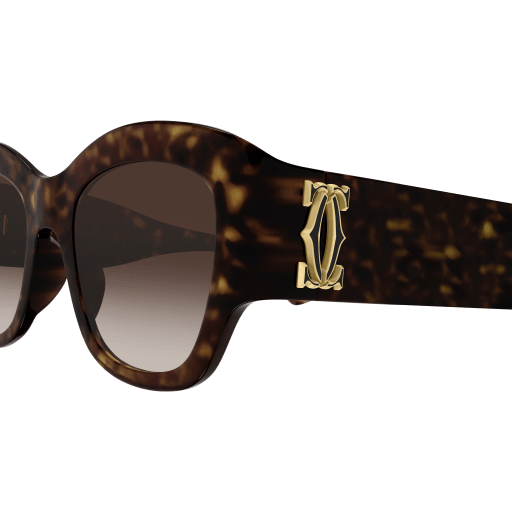 C de Cartier Cat Eye Acetate Sunglasses