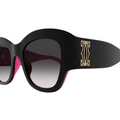 C de Cartier Cat Eye Acetate Sunglasses