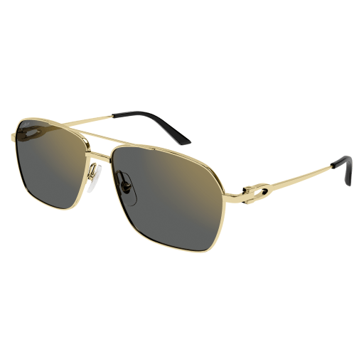 Signature C de Cartier Aviator Metal Sunglasses