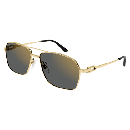 Signature C de Cartier Aviator Metal Sunglasses