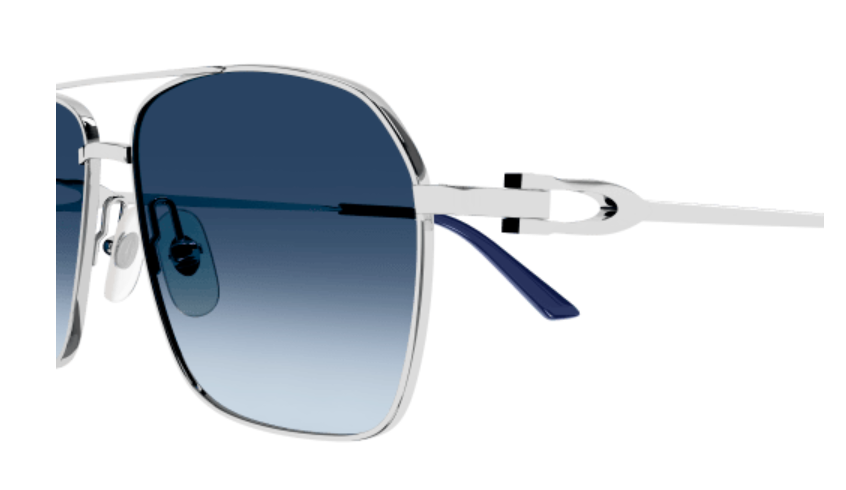 Première de Cartier Aviator Metal Sunglasses
