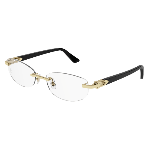 C Allongé de Cartier Motif Rimless Acetate Eyeglasses