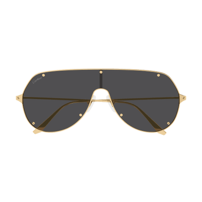 Santos de Cartier Aviator Metal Sunglasses