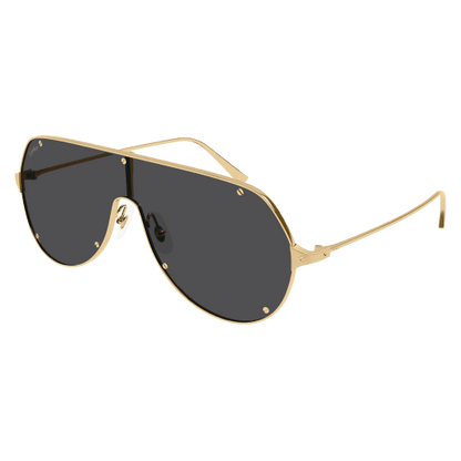 Santos de Cartier Aviator Metal Sunglasses