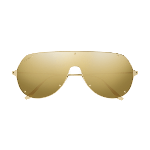 Santos de Cartier Aviator Metal Sunglasses