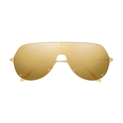 Santos de Cartier Aviator Metal Sunglasses