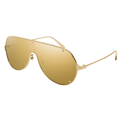 Santos de Cartier Aviator Metal Sunglasses