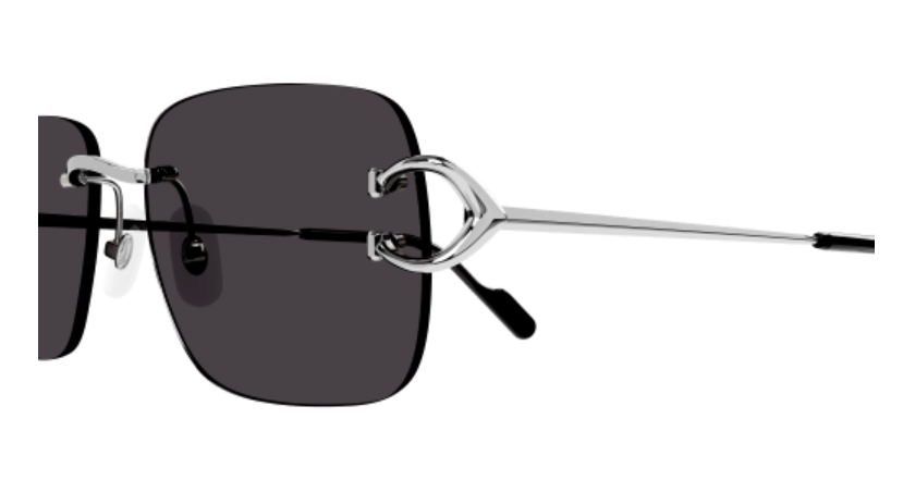 Signature C de Cartier Rimless Metal Sunglasses