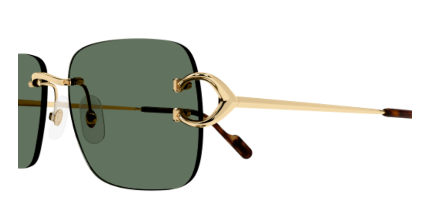 Signature C de Cartier Rimless Metal Sunglasses