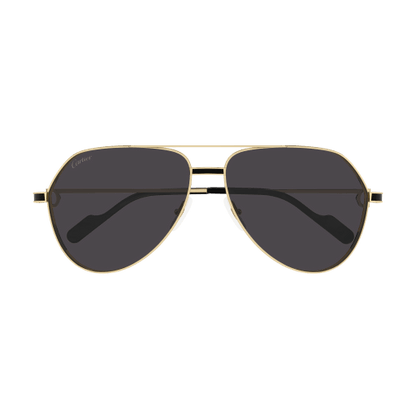 Première de Cartier Aviator Metal Sunglasses