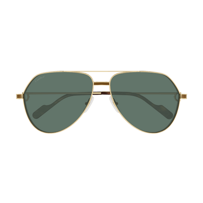 Première de Cartier Aviator Metal Sunglasses