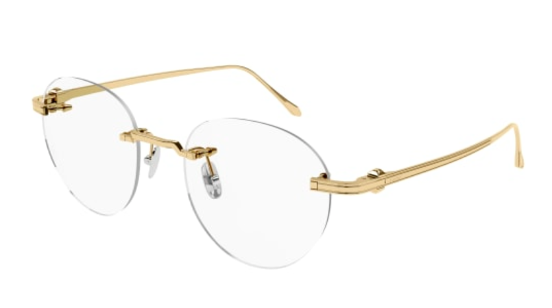 Pasha de Cartier Rimless Titanium Eyeglasses