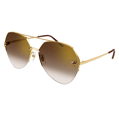 Panthère de Cartier Aviator Metal Sunglasses