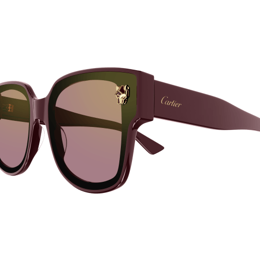 Panthère de Cartier Square Acetate Sunglasses