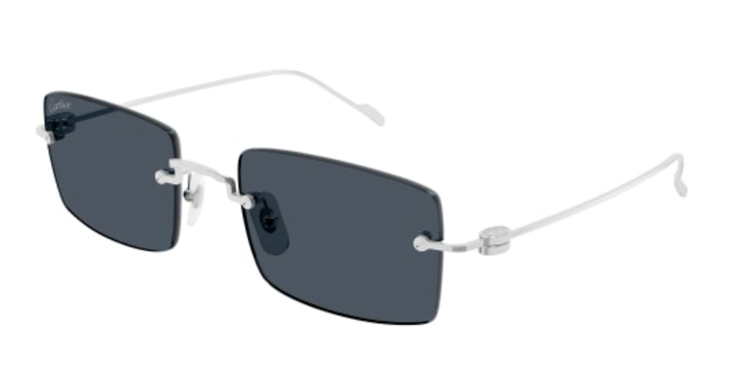 Precious de Cartier Solid Gold Rimless Sunglasses